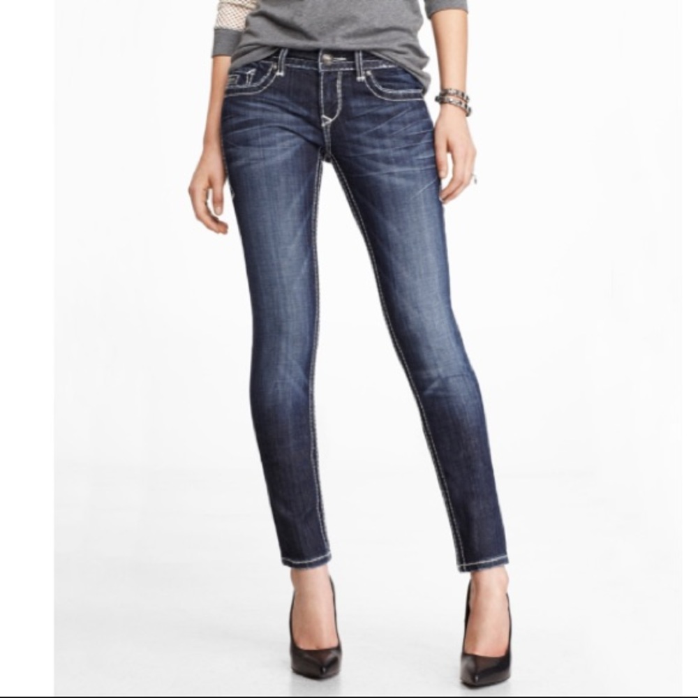 EXPRESS | Rerock Skinny Jeans - Picture 2 of 14